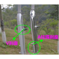PODAY Wiredrawing Silver Polished Silver Black 26 inch Mountain Bike Aluminum Alloy Fork